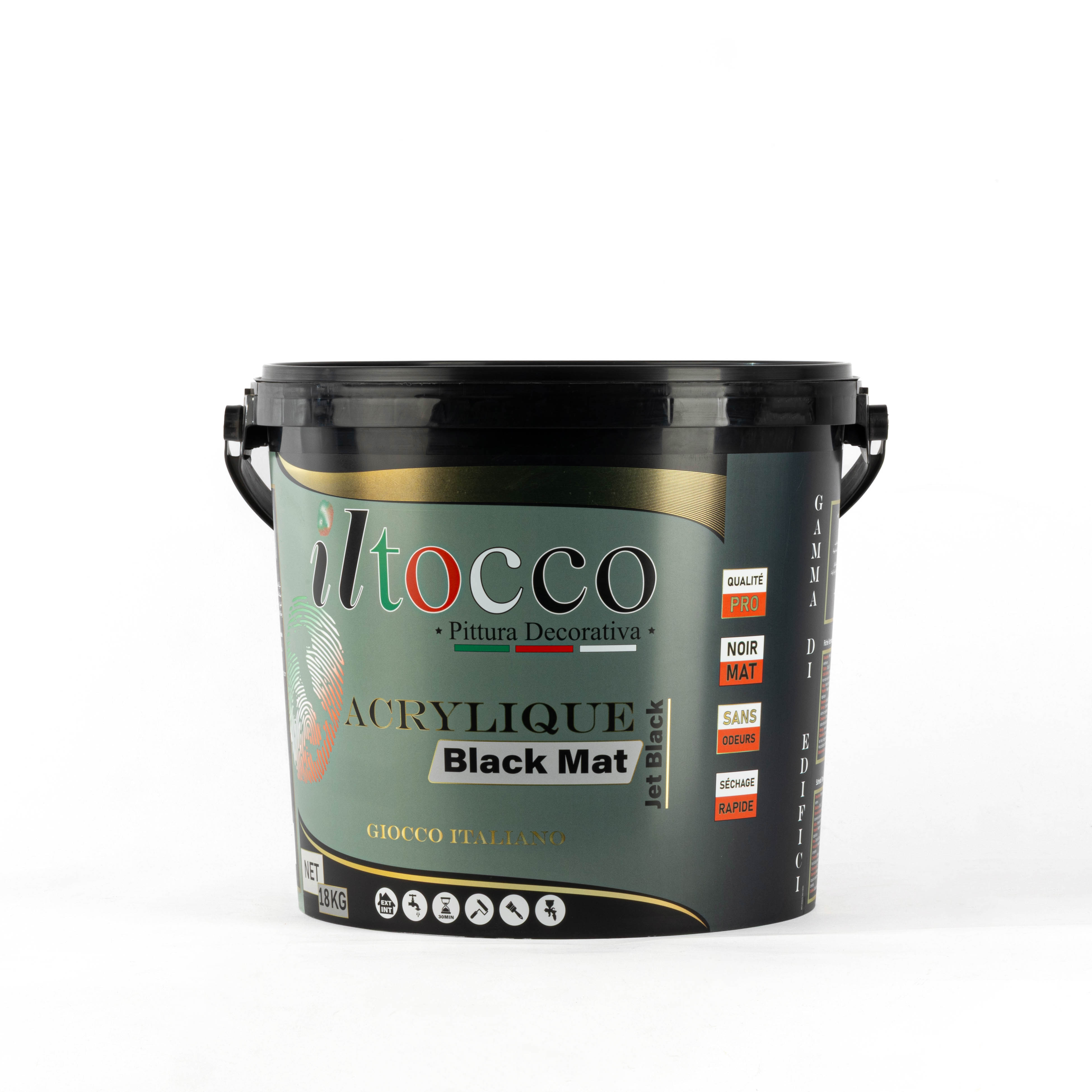 ACRYLIQUE Black Mat jet-Black